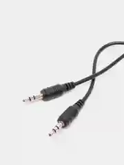 AUX Кабель 1 метр, аукс чёрный, jack 3.5мм