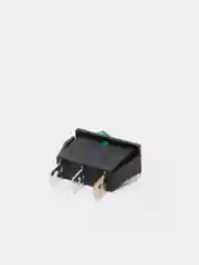 Переключатель клавишный с подсветкой 220в KCD3-101N зеленый