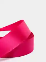 Коралловый меланж лента атласная 25мм, рулон 22м (25ярд)