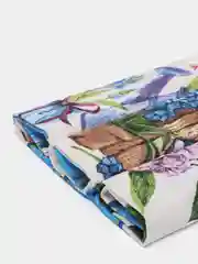 Голубой полотенце кухонное вафельное, Набор 3 шт. кухня, ванна, сауна, для лица и рук, детям