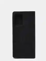 Черный чехол-книжка для Samsung A72 из нубука Super Creative
