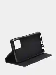Черный чехол-книжка для Samsung A72 из нубука Super Creative