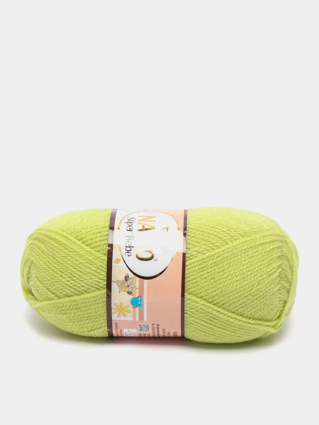 Оливковый пряжа Nako super bebe