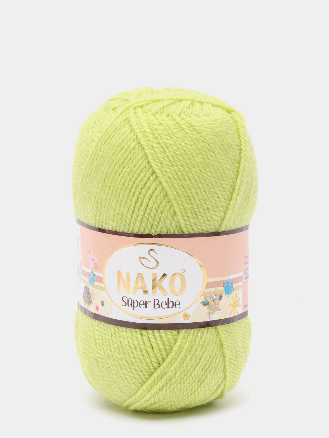 Оливковый пряжа Nako super bebe