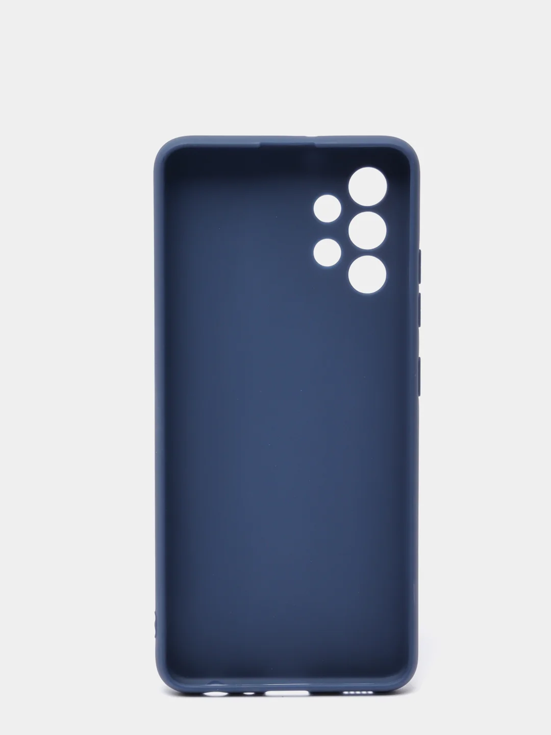 Темно-синий чехол для Samsung A32 4G цветной матовый