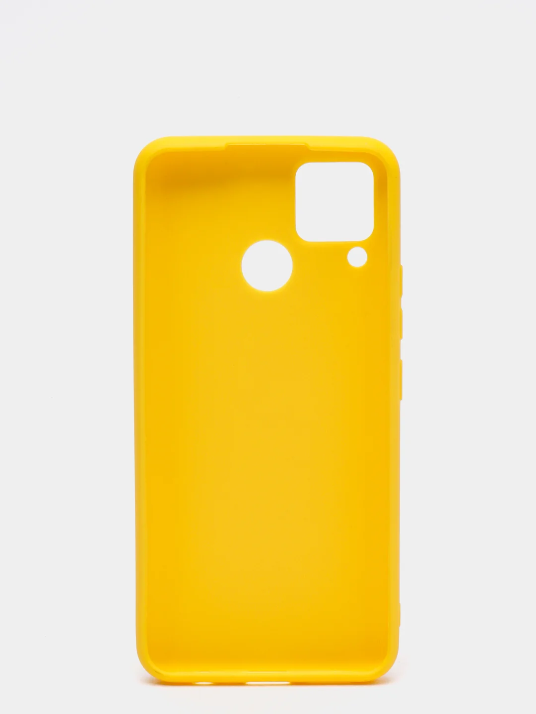 Желтый матовый чехол для Realme C3 / C11 / C15, силиконовый