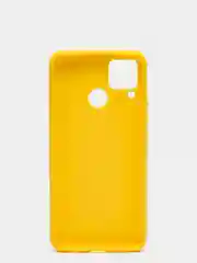 Желтый матовый чехол для Realme C3 / C11 / C15, силиконовый