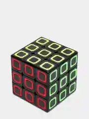 Оранжевый головоломка зеркальный кубик "Cube series happy"/ Золотой/ Обычный