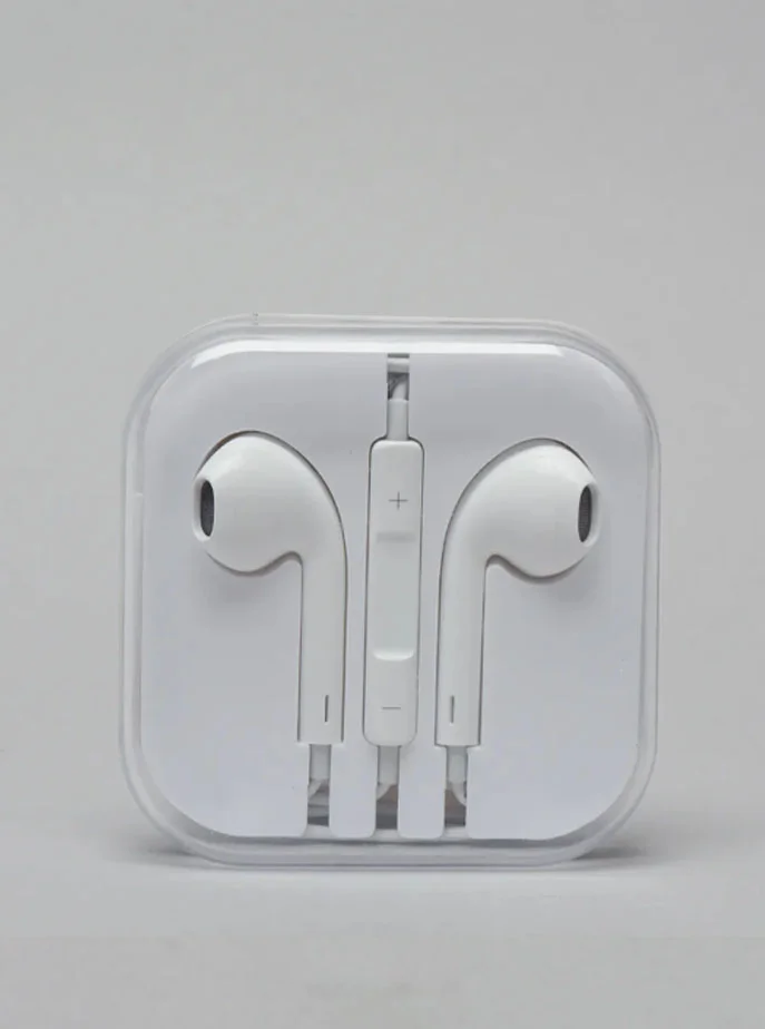 Белый наушники гарнитура Android 3,5 mm jack, с микрофоном