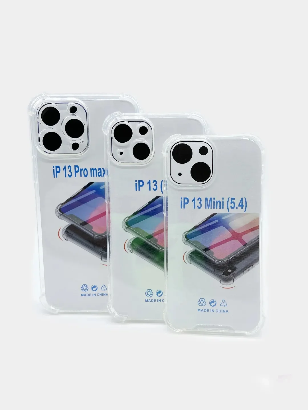 Прозрачный чехол для iPhone 11, 12/12 Pro, 13 mini, 13, 13 Pro Max, 1,5 мм, неон, разные цвета