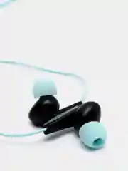 Голубой наушники вакуумные c микрофоном Joove Music (гарнитура ) для Android/Андроид