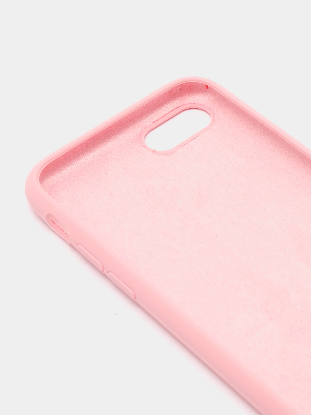 Розовый силиконовый чехол для Айфон 6/6s, 7/8, 7+/8+, X/Xs, Xr, 11, 11Pro, 11ProMax