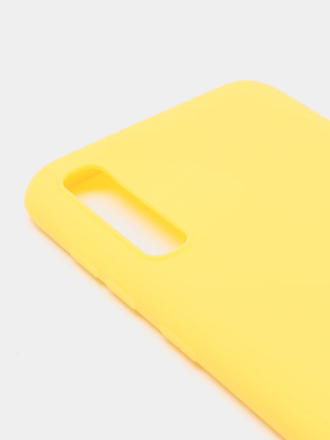 Желтый чехол Samsung Galaxy A50 / A50s / A30s / Самсунг Галакси А50 силиконовый цветной матовый