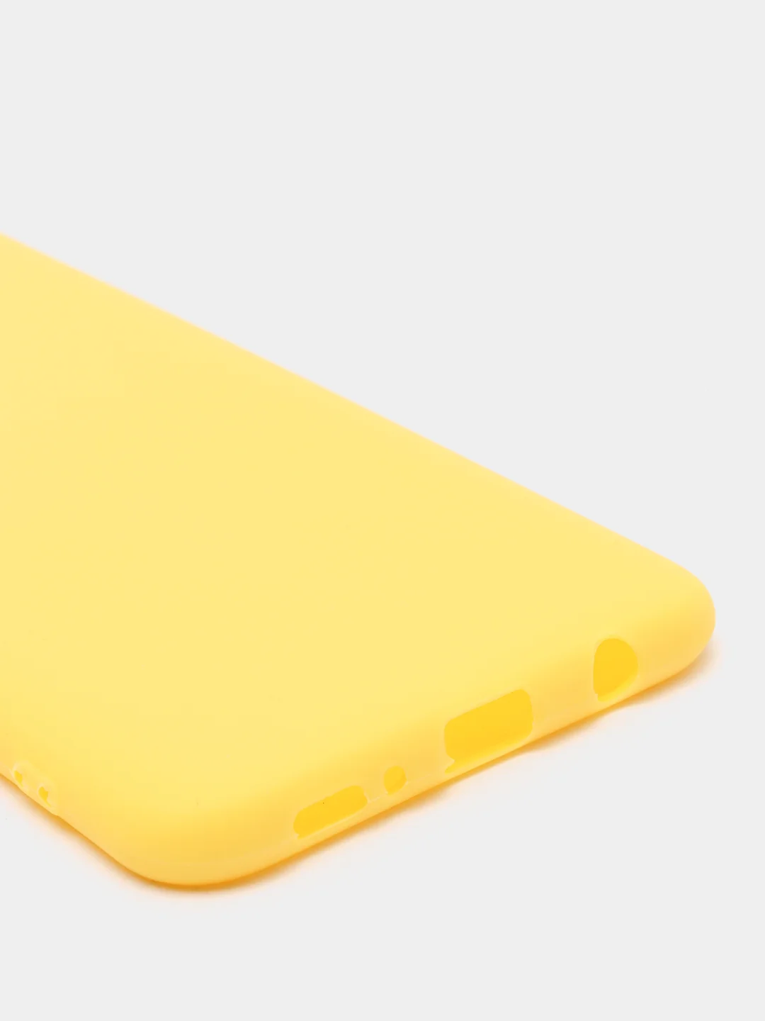 Желтый чехол Samsung Galaxy A50 / A50s / A30s / Самсунг Галакси А50 силиконовый цветной матовый