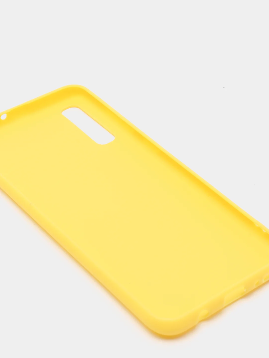 Желтый чехол Samsung Galaxy A50 / A50s / A30s / Самсунг Галакси А50 силиконовый цветной матовый