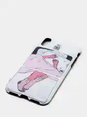 Прозрачный чехол для iPhone X/XS, XS Max, XR "Девушки и принты"