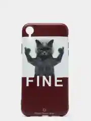 Серебряный чехол для iPhone X/XS, XS Max, XR "Котики и собаки"
