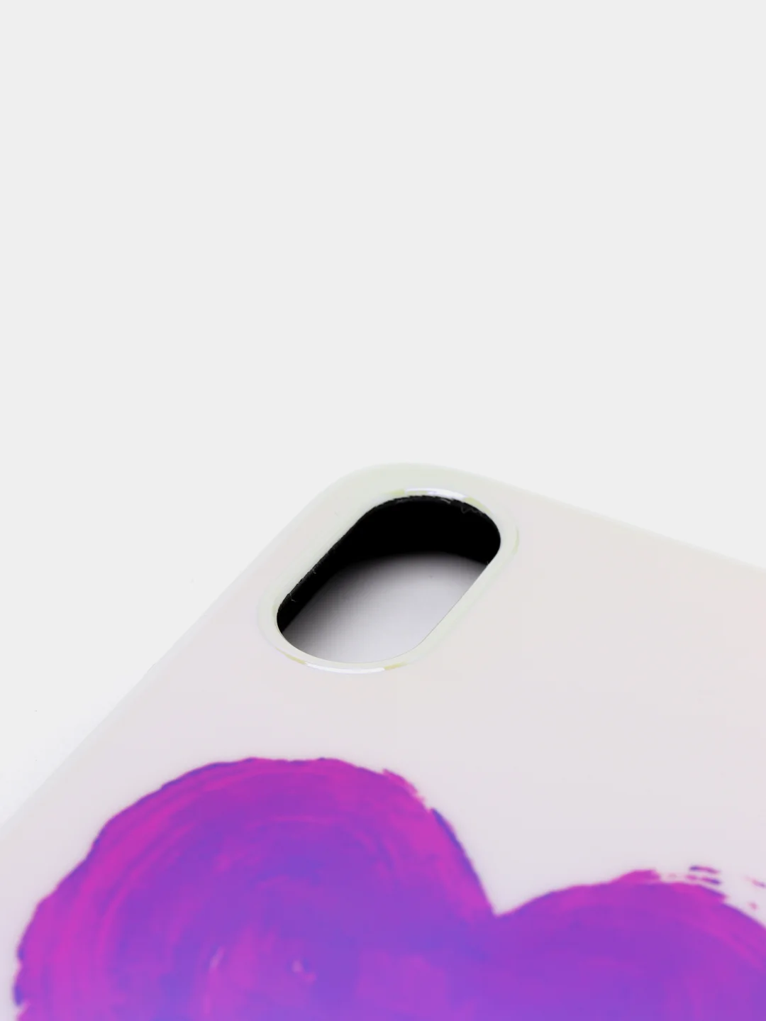 Лавандовый чехол для iPhone X/XS, XS Max, XR "Девушки и принты"