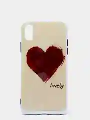 Лавандовый чехол для iPhone X/XS, XS Max, XR "Девушки и принты"