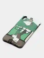 Оливковый чехол для iPhone X/XS, XS Max, XR "Девушки и принты"