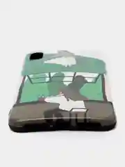Оливковый чехол для iPhone X/XS, XS Max, XR "Девушки и принты"