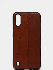 Коричневый чехол Samsung Galaxy A01 / M01, Самсунг Галакси А01 / М01 из эко кожи Baseus