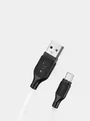 Белый кабель USB Borofone BX42 Type-C 3A / Lightning 2.4A / Micro 2.4A