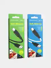 Белый кабель USB Borofone BX42 Type-C 3A / Lightning 2.4A / Micro 2.4A