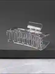 Прозрачный краб- заколка для волос, каучуковый