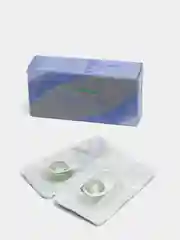 Оливковый цветные контактные линзы, без диоптрий, 2 штуки