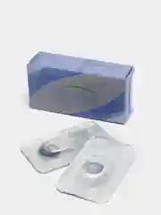 Синий цветные контактные линзы, без диоптрий, 2 штуки