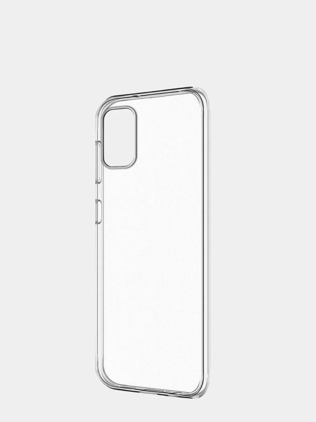 Прозрачный чехол Samsung Galaxy A03S силиконовый, матовый