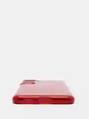 Красный силиконовый чехол для Samsung Galaxy S21 Plus, однотонный, блестящий