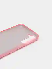 Розовый силиконовый чехол для Samsung Galaxy S21 Plus, однотонный, блестящий