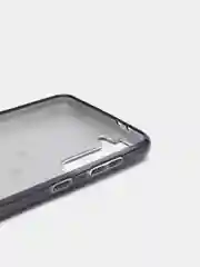 Черный силиконовый чехол для Samsung Galaxy S21 Plus, однотонный, блестящий