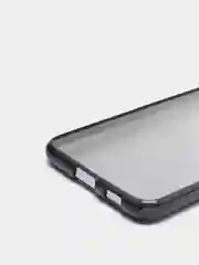 Черный силиконовый чехол для Samsung Galaxy S21 Plus, однотонный, блестящий