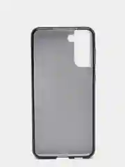 Черный силиконовый чехол для Samsung Galaxy S21 Plus, однотонный, блестящий