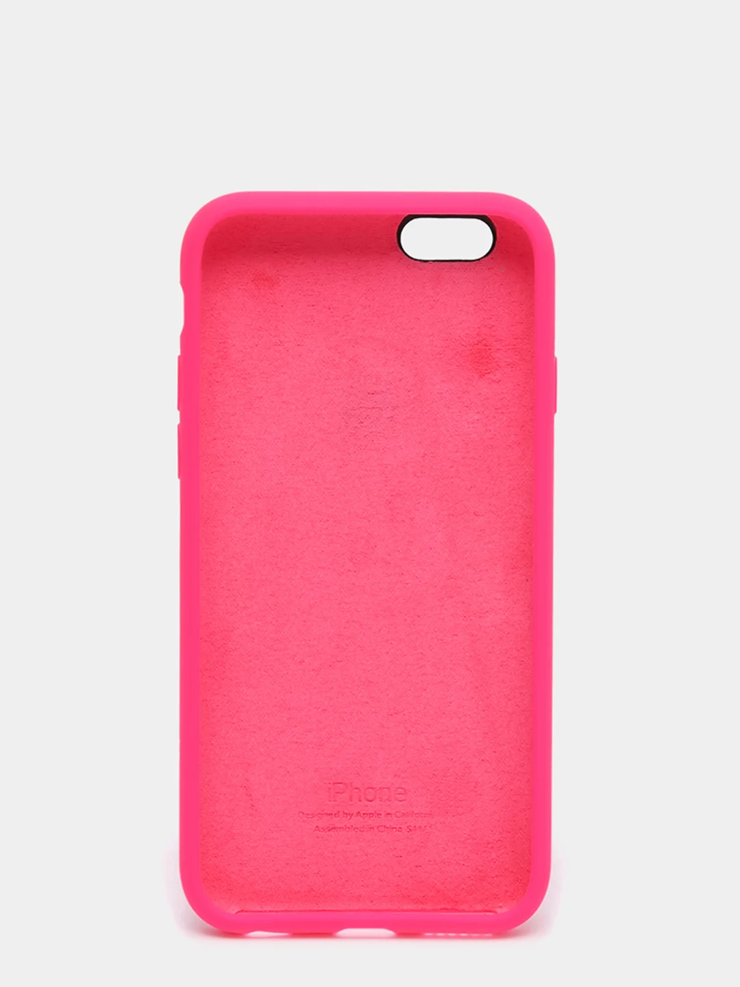 Фуксия силиконовый чехол iPhone 6 / iPhone 6S, Silicone Case, с закрытым низом
