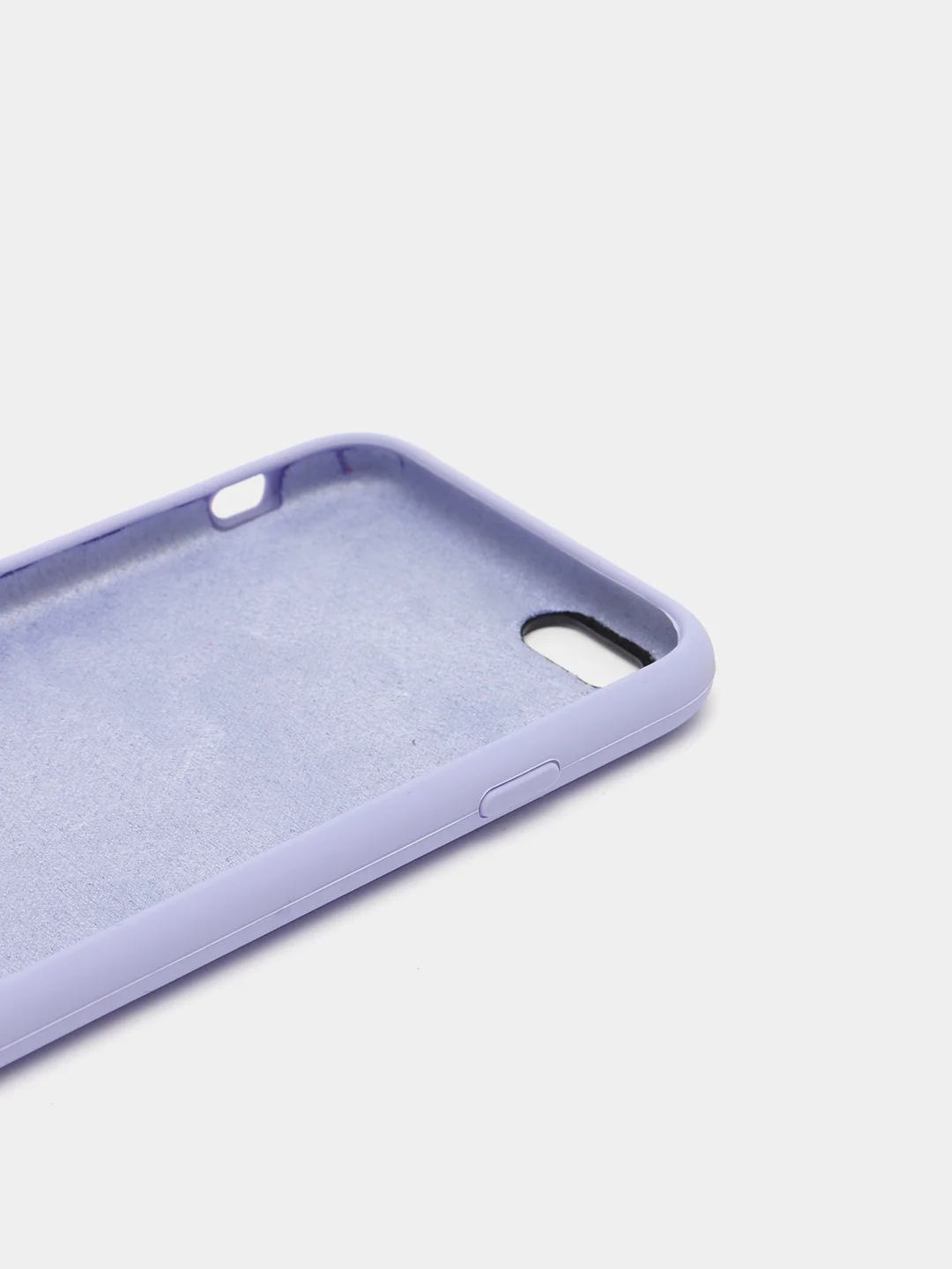 Лавандовый силиконовый чехол iPhone 6 / iPhone 6S, Silicone Case, с закрытым низом