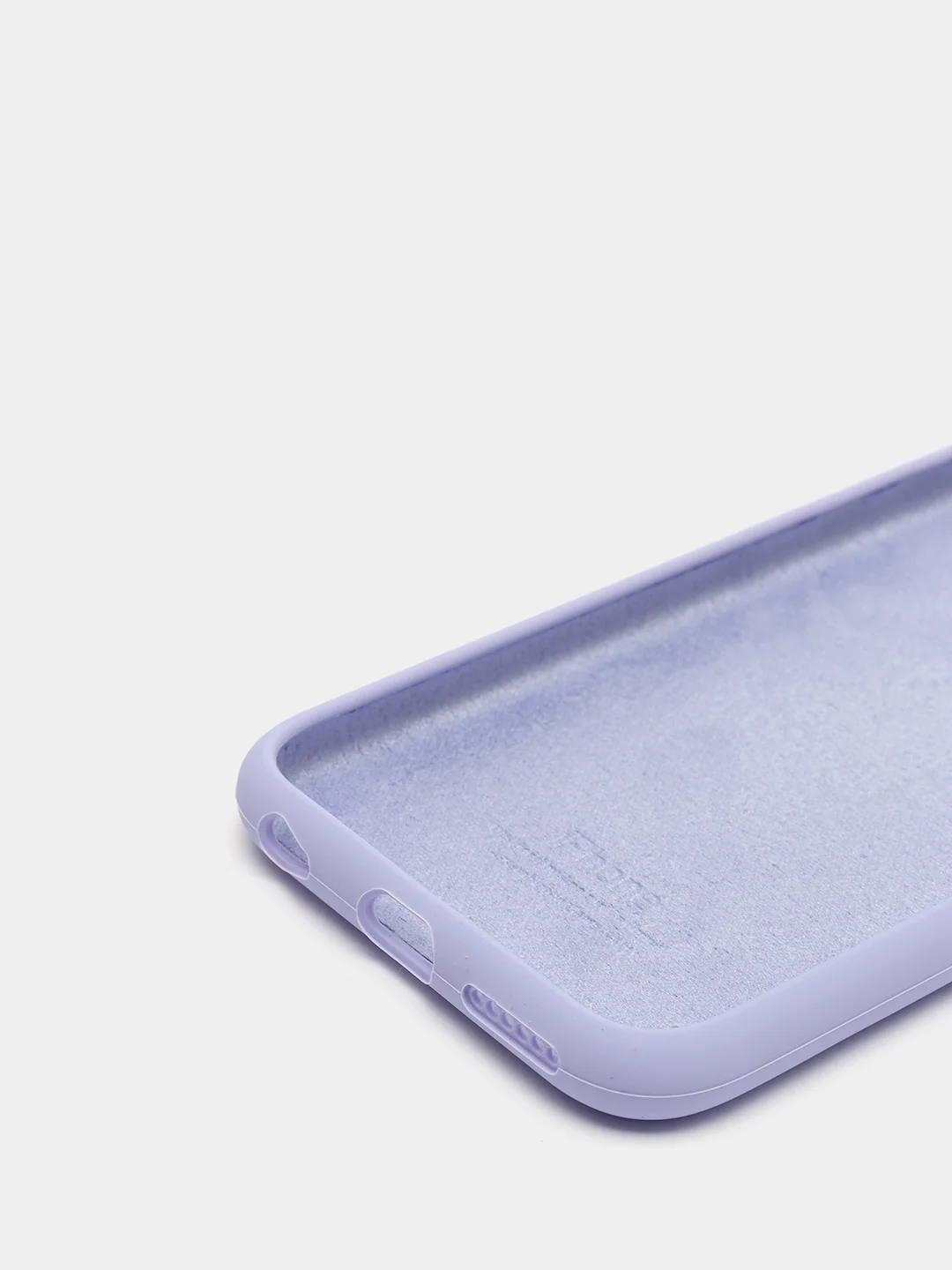 Лавандовый силиконовый чехол iPhone 6 / iPhone 6S, Silicone Case, с закрытым низом