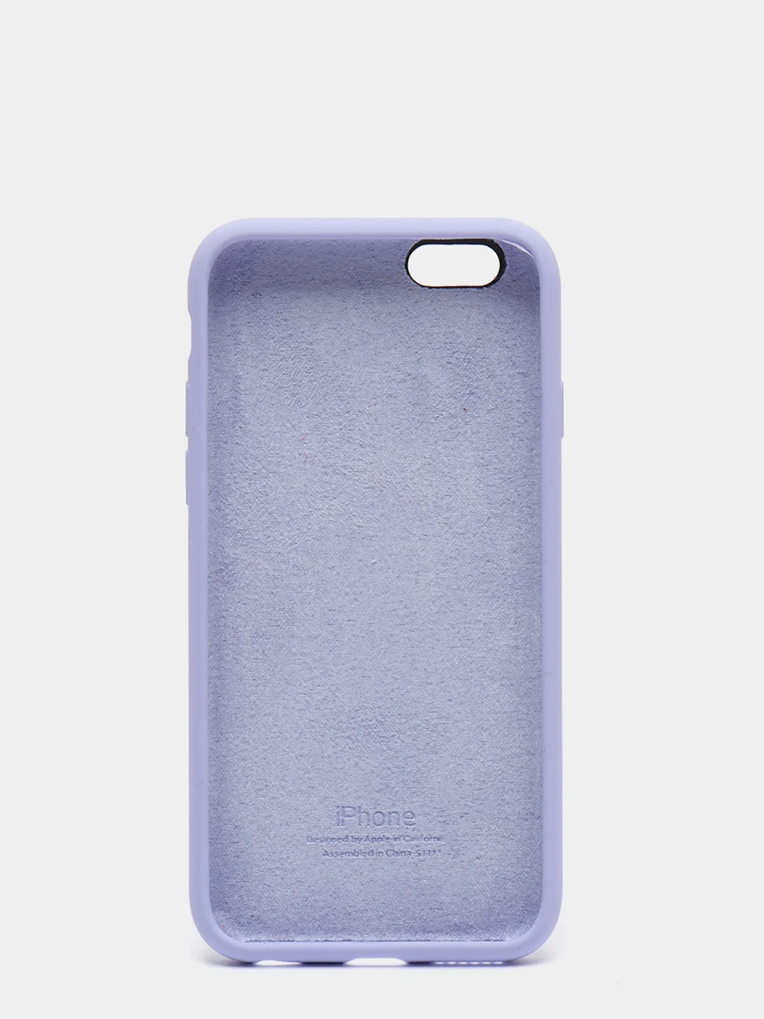 Лавандовый силиконовый чехол iPhone 6 / iPhone 6S, Silicone Case, с закрытым низом