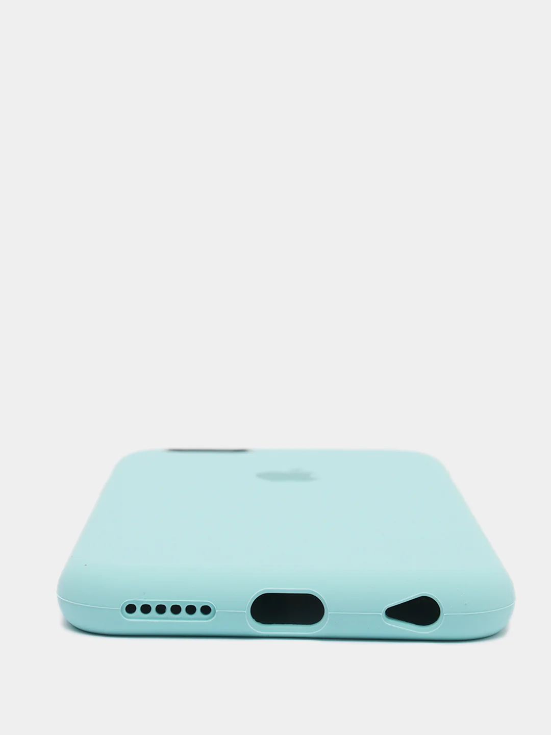 Бирюзовый силиконовый чехол iPhone 6 / iPhone 6S, Silicone Case, с закрытым низом