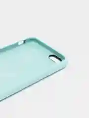 Бирюзовый силиконовый чехол iPhone 6 / iPhone 6S, Silicone Case, с закрытым низом