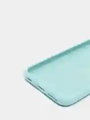 Бирюзовый силиконовый чехол iPhone 6 / iPhone 6S, Silicone Case, с закрытым низом