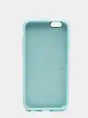 Бирюзовый силиконовый чехол iPhone 6 / iPhone 6S, Silicone Case, с закрытым низом