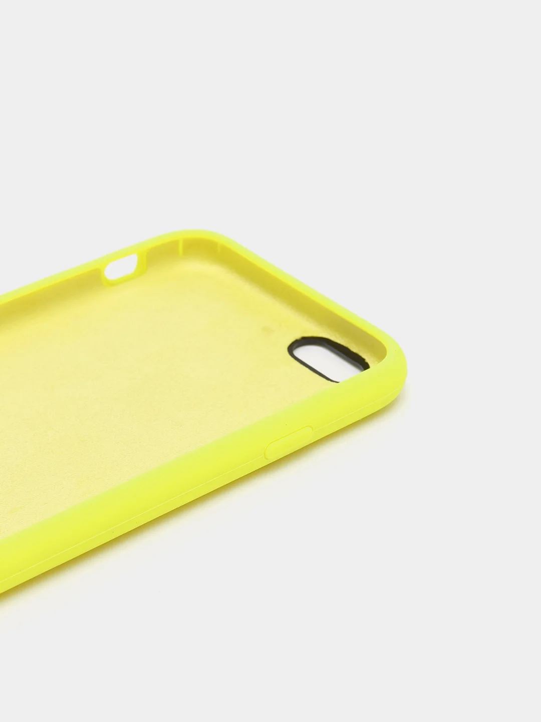 Лимонный силиконовый чехол iPhone 6 / iPhone 6S, Silicone Case, с закрытым низом