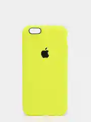 Лимонный силиконовый чехол iPhone 6 / iPhone 6S, Silicone Case, с закрытым низом