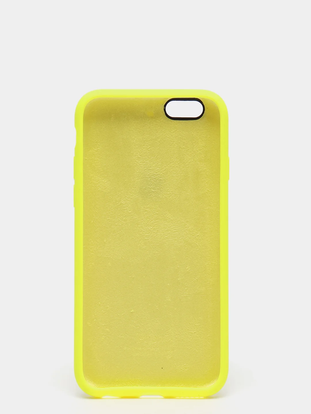 Лимонный силиконовый чехол iPhone 6 / iPhone 6S, Silicone Case, с закрытым низом