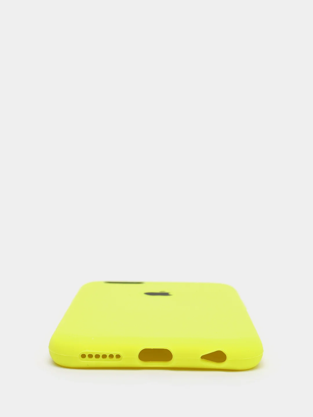 Лимонный силиконовый чехол iPhone 6 / iPhone 6S, Silicone Case, с закрытым низом