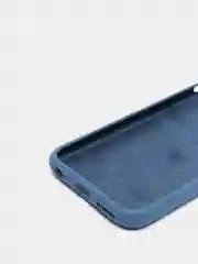 Темно-синий силиконовый чехол iPhone 6 / iPhone 6S, Silicone Case, с закрытым низом